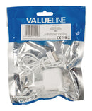 Valueline VLMP39892W10 30-pins Ac-lader 30-pins Dock Male - Ac-huisaansluiting 1,00 M Wit 2.1a