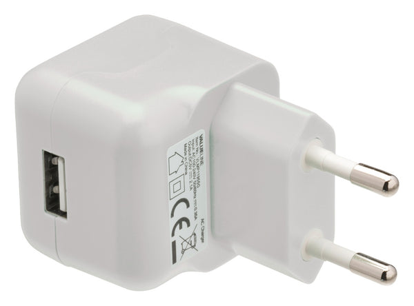 Valueline VLMP11955W Usb-lader Usb A Female - Ac-huisaansluiting Wit