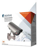 König SAS-DUMMYCAM30 Dummy Camera In Buitenbehuizing
