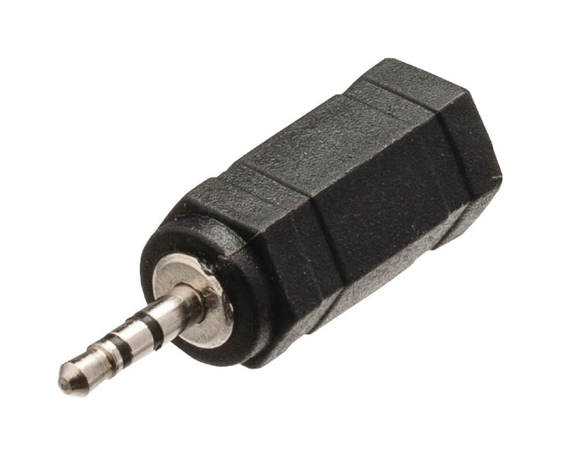 Valueline VLAB21930B Audio-adapter 2,5 mm Male - 3,5 mm Female Zwart