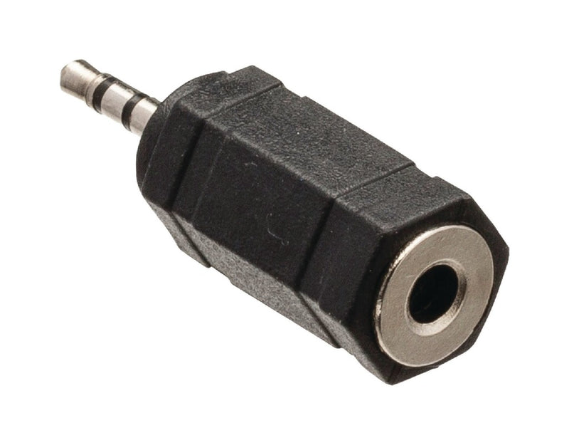 Valueline VLAB21930B Audio-adapter 2,5 mm Male - 3,5 mm Female Zwart