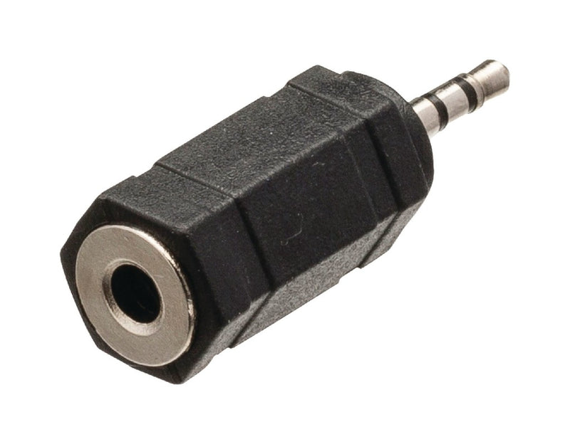 Valueline VLAB21930B Audio-adapter 2,5 mm Male - 3,5 mm Female Zwart