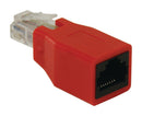 Valueline VLCB89251R Netwerkadapter Rj45 Male - Rj45 Female Rood