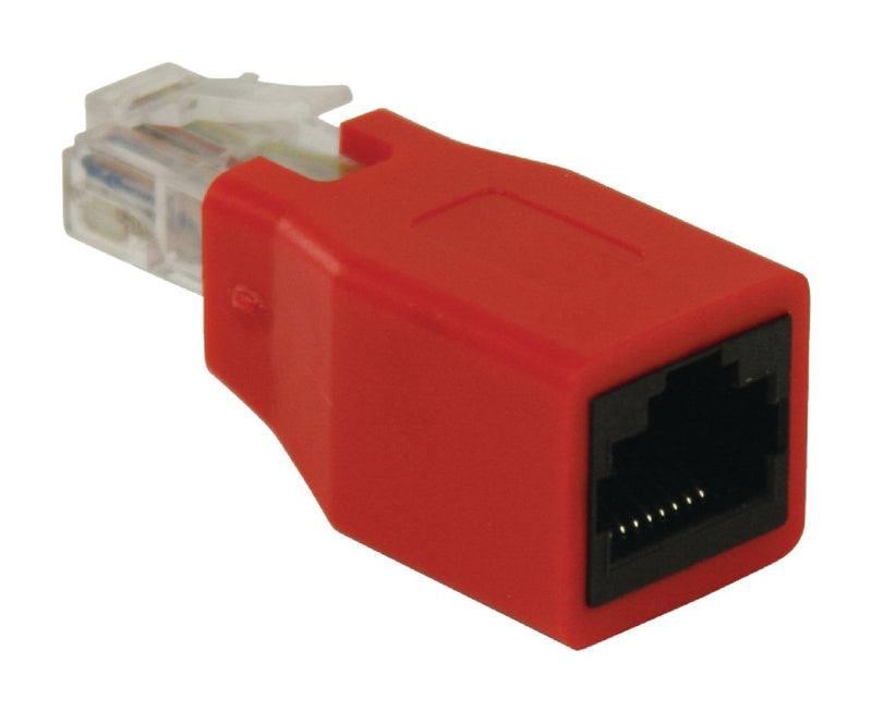 Valueline VLCB89251R Netwerkadapter Rj45 Male - Rj45 Female Rood
