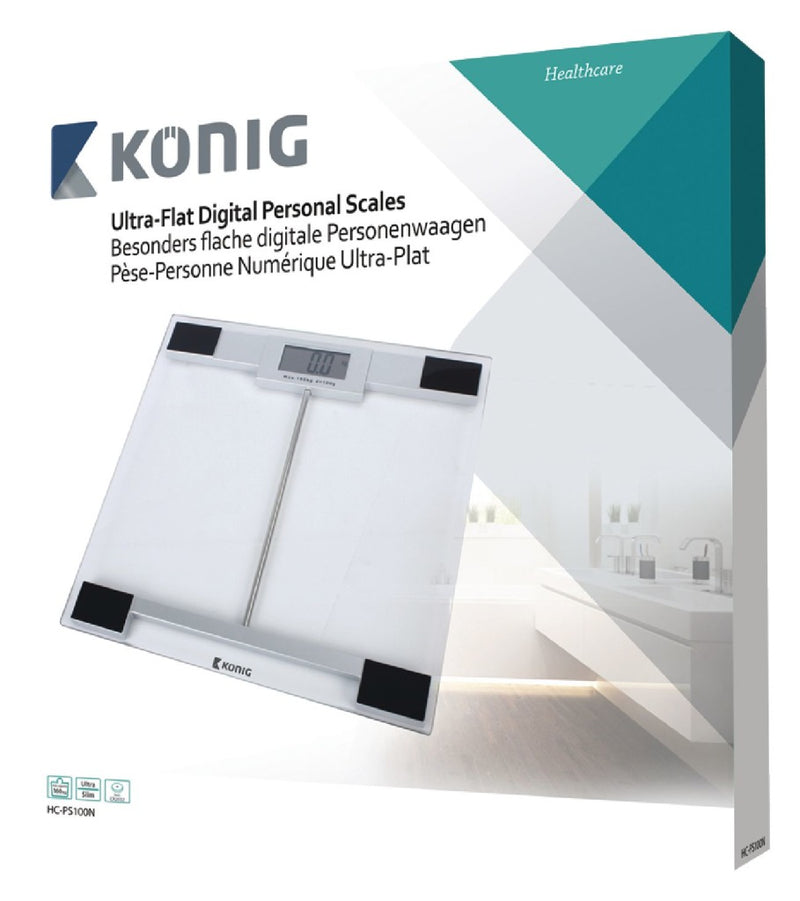 K&ouml;nig HC-PS100N Digitale Personenweegschaal