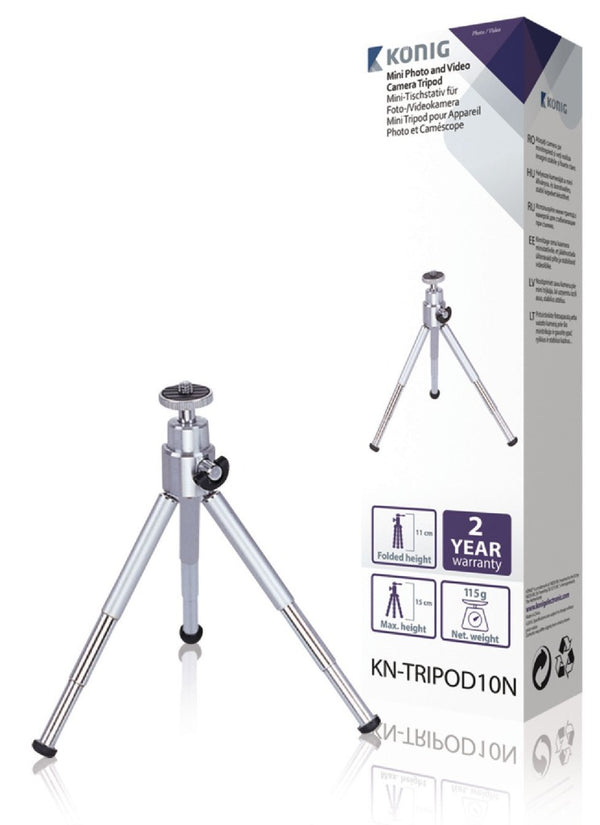 K&ouml;nig KN-TRIPOD10N Ministatief voor Foto- en Videocamera