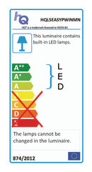 HQ LSEASYPWINMN LED-Strip Eenvoudig Te Plaatsen, Binnen/Buiten, Puur Wit 5M