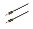 König KNA22000E10 Stereo Audiokabel 3,5 mm Male - Male 1,00 M Grijs