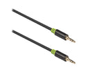König KNA22000E10 Stereo Audiokabel 3,5 mm Male - Male 1,00 M Grijs