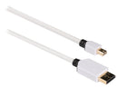 König KNM37400W20 Mini Displayport Kabel Mini Displayport Male - Displayport Male 2,00 M Wit