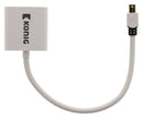 König KNM37850W02 Mini Displayport - Vga Adapterkabel Mini Displayport Male - Vga Female 0,20 M Wit