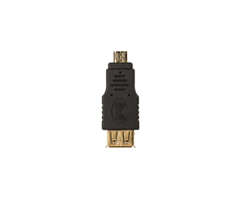 König KNC60901E Usb 2.0 Adapter Micro B Male - A Female 1 Stuk Grijs