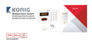 K&ouml;nig SAS-ALARM240 Draadloos Alarmsysteem