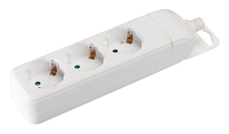 Valueline VLES300F001WH Stekkerdoos 3-wegs Wit