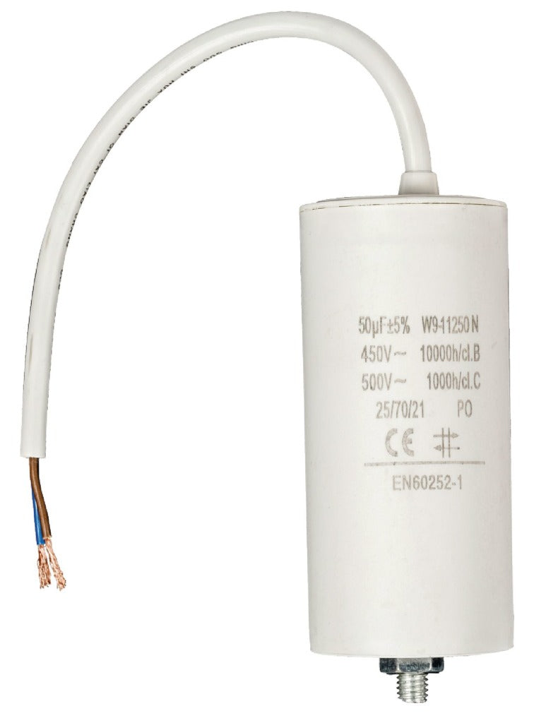 Fixapart W9-11250N Condensator 50.0 uf / 450 V + Kabel