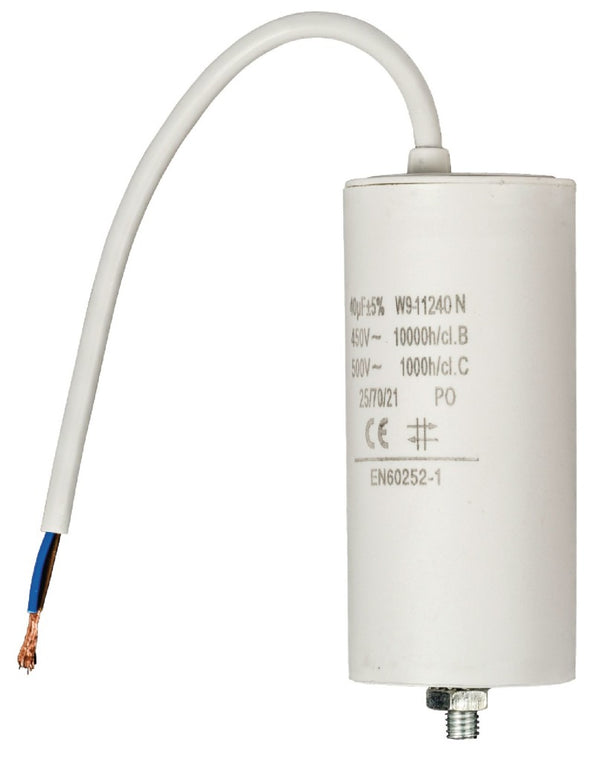Fixapart W9-11240N Condensator 40.0 uf / 450 V + Kabel