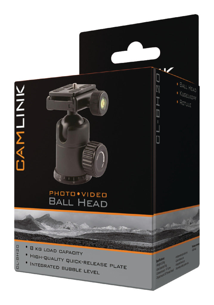 Camlink CL-BH20 Statief Statiefkop 8 Kg