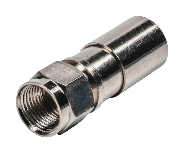 Valueline VLSP41926M F-connector Male Metaal Zilver