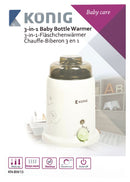 K&ouml;nig KN-BW10 Baby Flessenwarmer 80 W Wit