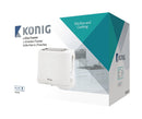König KN-BT20 Broodrooster Wit
