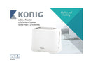 König KN-BT20 Broodrooster Wit
