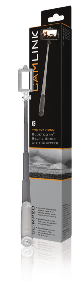 Camlink CL-MP20 Selfie Stick Met Bluetooth Afstandbediening 75 Cm