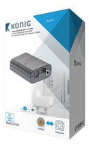 König KNACO2502 Digitale Audio Converter 1x Toslink Female + 1x S/pdif (rca) Female - 1x Toslink Fe