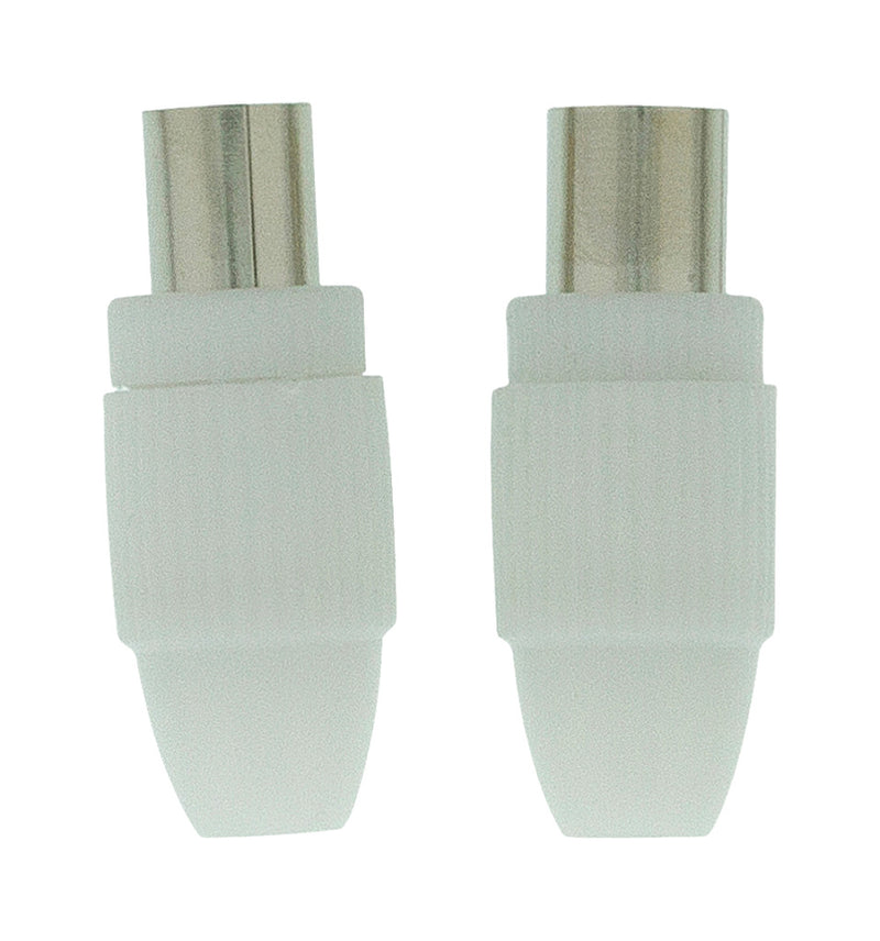 Valueline VLSB40999W Coaxconnector Male + Female Wit