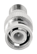 Valueline VLSP41965M Antenne Adapter Bnc Male - F-connector Female Zilver