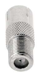 Valueline VLSP41955M Antenne Adapter F-connector Female - Coax Female (iec) Zilver
