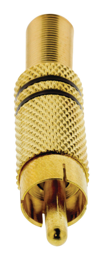 Valueline VGAP24900B Connector Rca Male Metaal Verguld