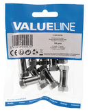 Valueline VLSP41941M Antenne Adapter F-male - F-male Zilver