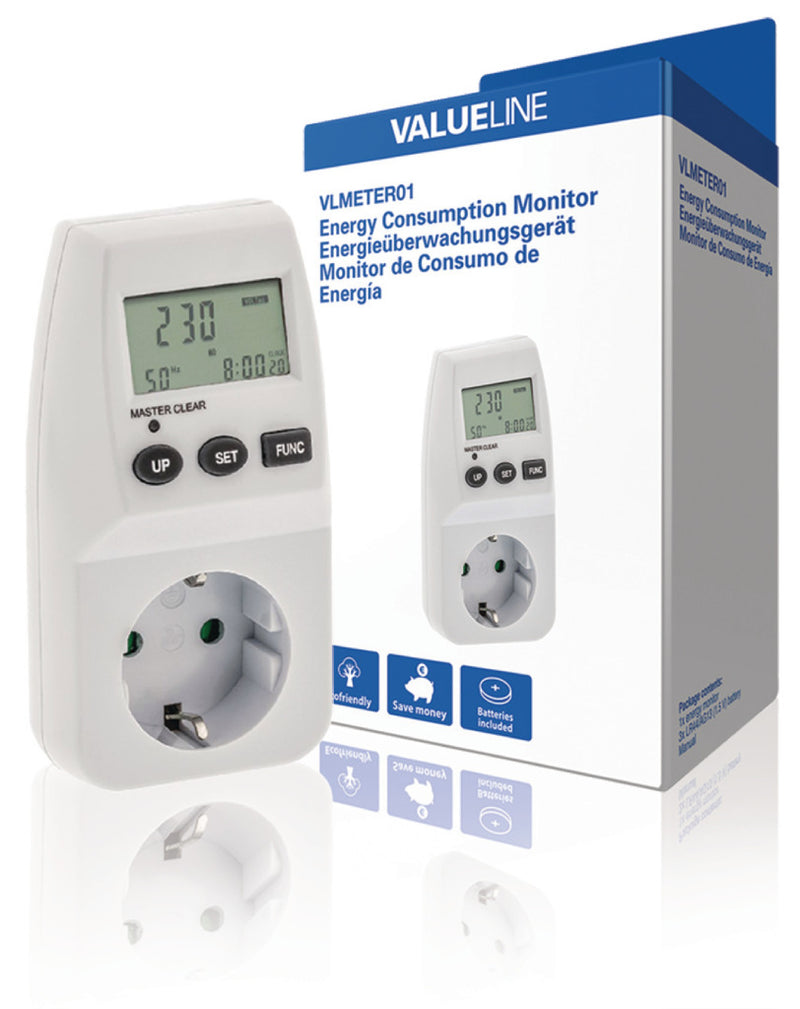 Valueline VLMETER01 Energie Consumptie Meter 3600W