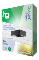 HQ HQLEDWLOUT04 Led Wandlamp Voor Buiten 6 W 120 Lm Zwart