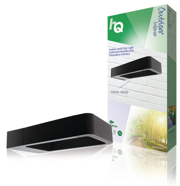 HQ HQLEDWLOUT05 LED Vloer/Wandlamp IP54 6W 120LM ZwartBuiten