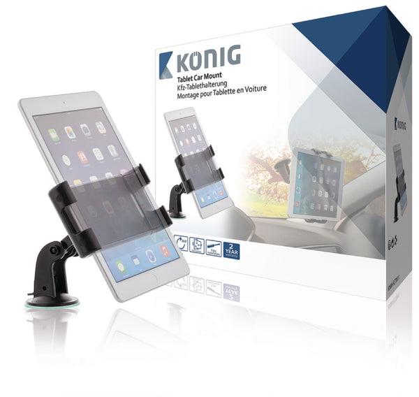 K&ouml;nig KNM-FCTM11 Tablet Autohouder 360 &deg; Draai- En Kantelbaar 0.7 Kg
