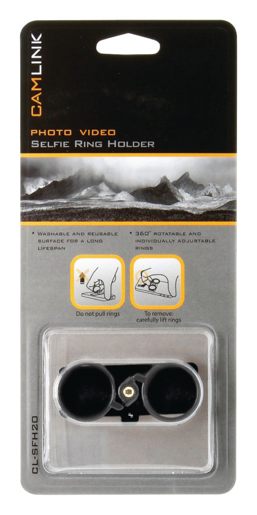 Camlink CL-SFH20 Selfie-ring Smartphone-houder Zwart