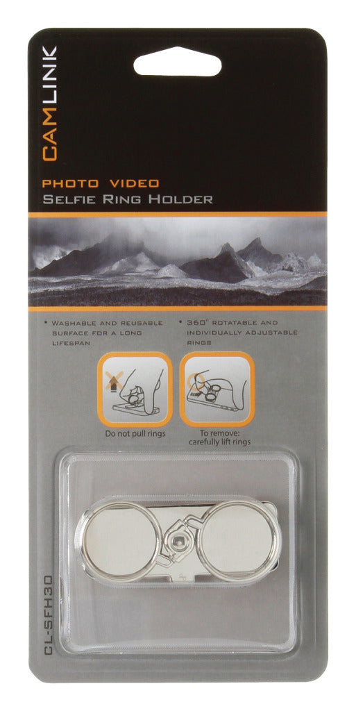 Camlink CL-SFH30 Selfie-ring Smartphone-houder Zilver