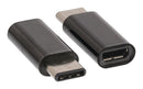 Valueline VLCP60910B Usb 2.0-adapter Usb-c Male - Usb Micro-b Female Zwart