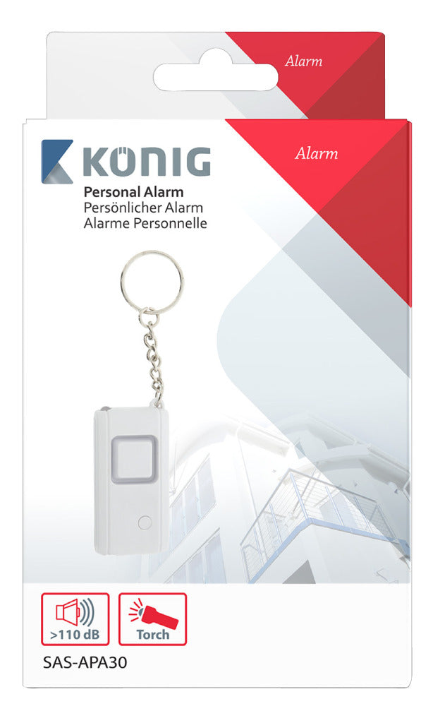 K&ouml;nig SAS-APA30 Persoonlijk Alarm 120 Db