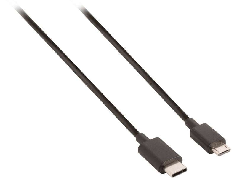 Valueline VLCB60750B10 Usb 2.0 Kabel Usb-c Male - Usb-micro-b 1.00 M Zwart