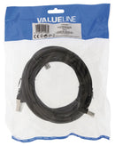 Valueline VLCP85125B50 Cat5e Sf/utp Netwerkkabel Rj45 (8/8) Male - Rj45 (8/8) Male 5.00 M Zwart