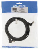 Valueline VLCP85127B30 Cat5e Sf/utp Netwerkkabel Rj45 (8/8) Male - Rj45 (8/8) Male 3.00 M Zwart