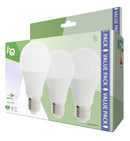 HQ HQLE27A603P02 Led Lamp  3 stuks  E27 A60 9 W 806 Lm 2700 K