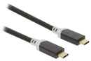 König KNC64750E10 Usb 3.1 Kabel Usb-c Male - Usb-c Male 1.00 M Antraciet Gen 2 (10 Gbps)