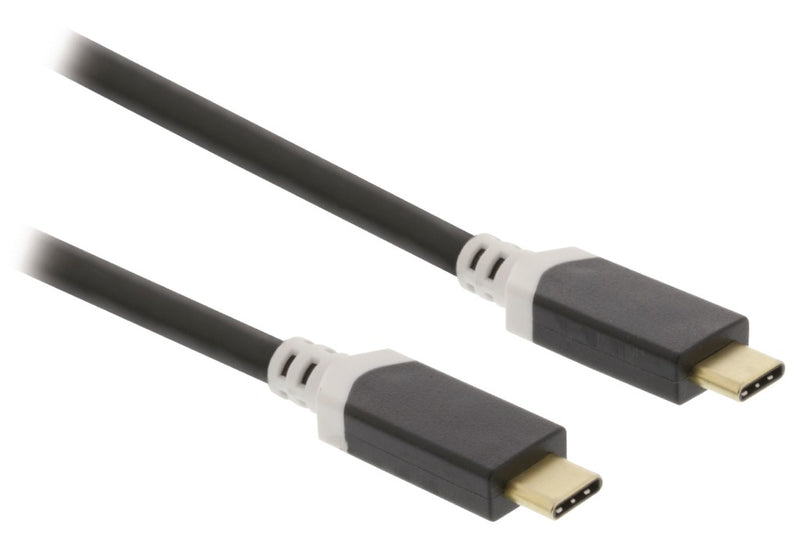 König KNC64750E10 Usb 3.1 Kabel Usb-c Male - Usb-c Male 1.00 M Antraciet Gen 2 (10 Gbps)