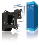 Valueline VLMTS Tv Muurbeugel Kantelen 13 - 27 " 30 Kg