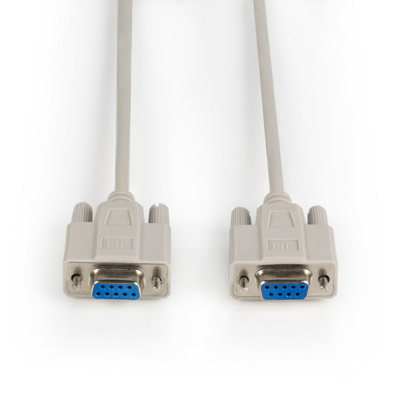 Valueline VLCP52050I30 Seriële Kabel Sub-d 9-pins Female - Sub-d 9-pins Female 3.00 M Ivoor