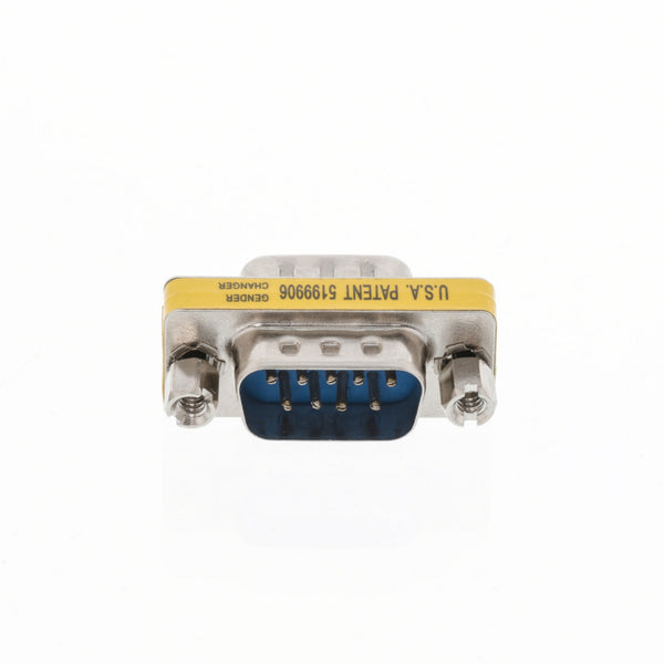 Valueline VLCP52811M Seriële Adapter Sub-d 9-pins Male - Sub-d 9-pins Male Metaal