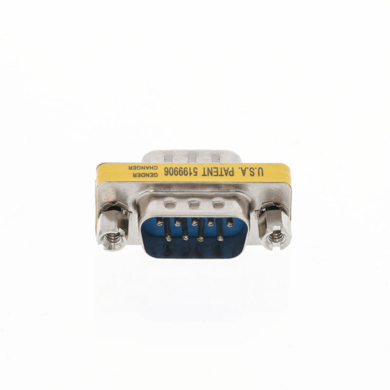 Valueline VLCP52811M Seriële Adapter Sub-d 9-pins Male - Sub-d 9-pins Male Metaal